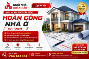 dịch vụ hoàn công nhà phố tại tphcm thủ tục hoàn công nhà ở tphcm bản vẽ hoàn công nhà phố