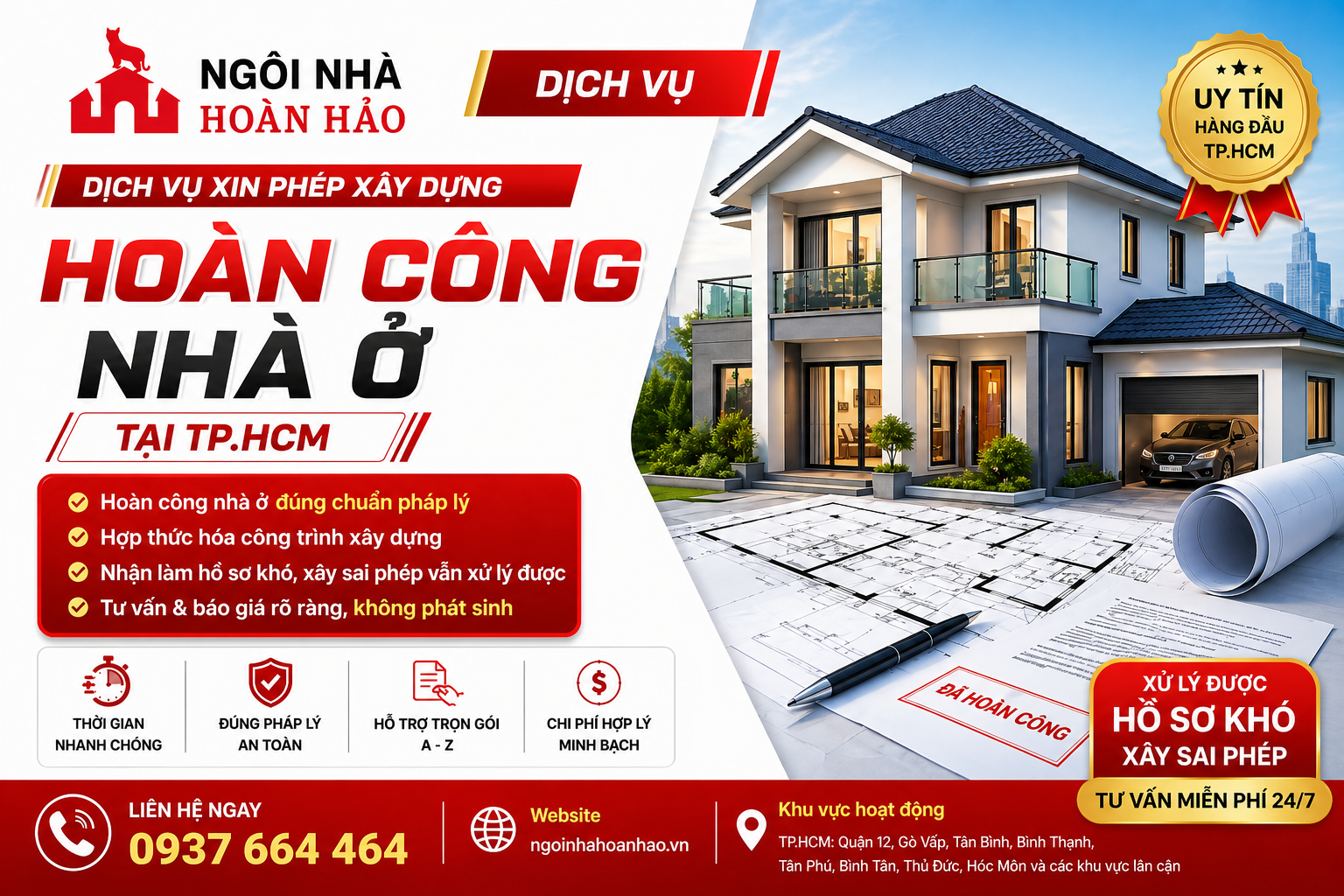 dịch vụ hoàn công nhà phố tại tphcm thủ tục hoàn công nhà ở tphcm bản vẽ hoàn công nhà phố