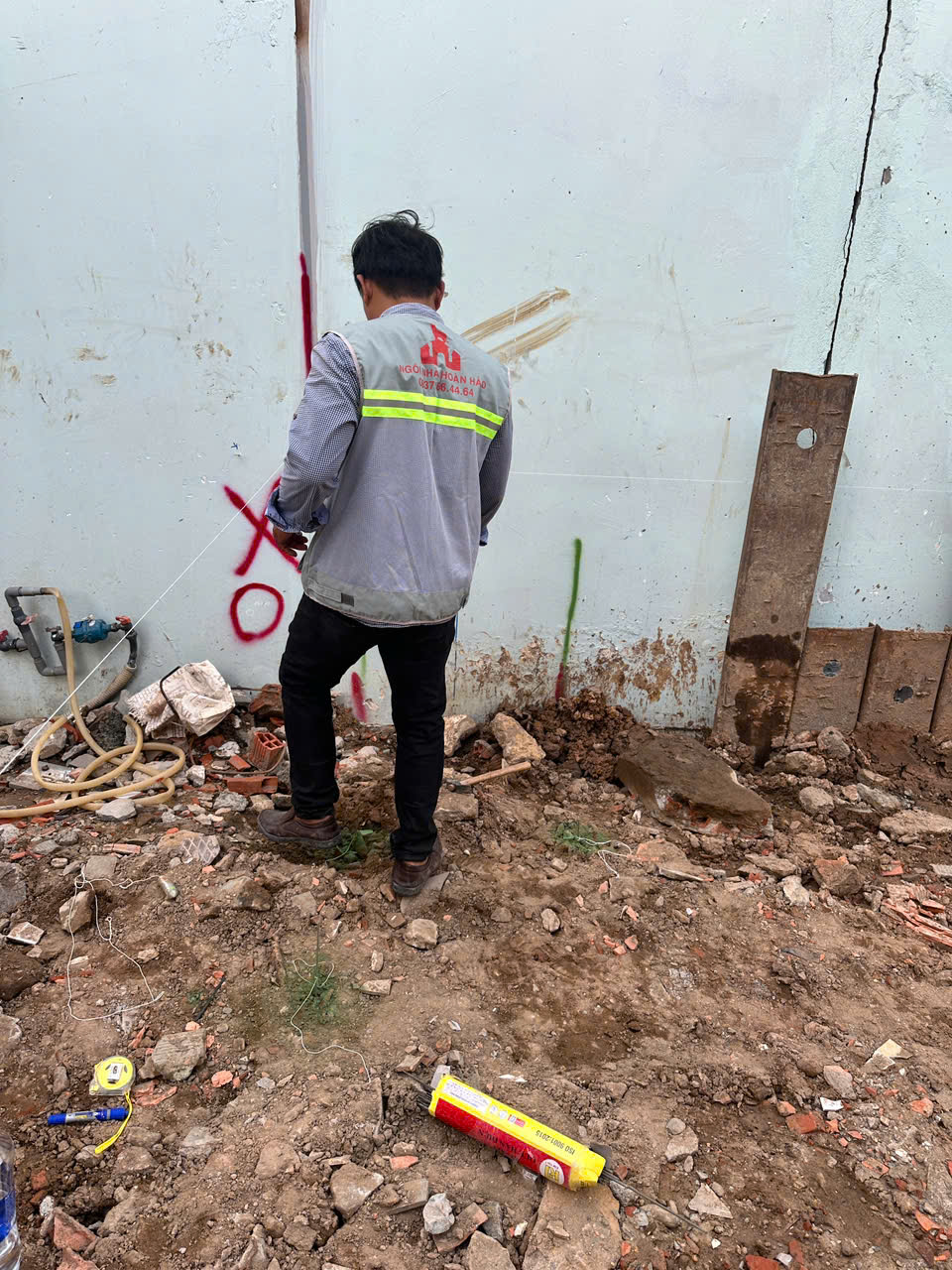xây nhà trọn gói tại quận 11 — ảnh thi công thực tế Ngôi Nhà Hoàn Hảo (1)
